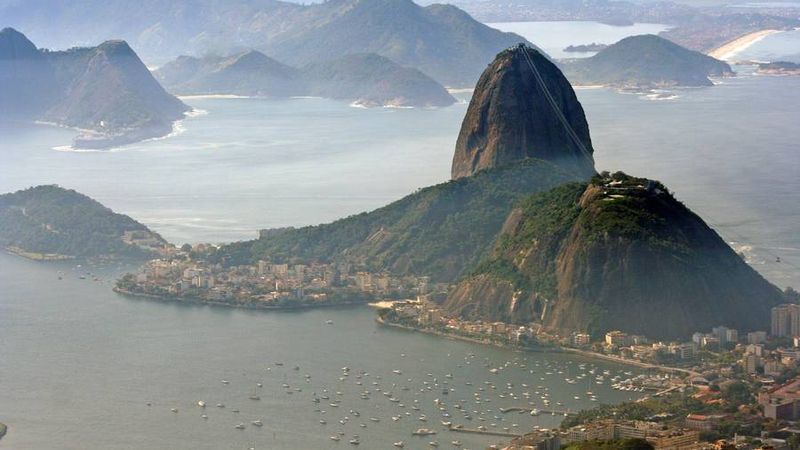 Blick auf Zuckerhut vom Corcovado