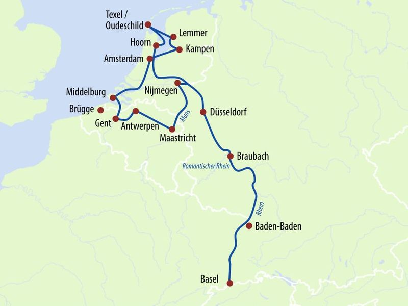  Routenplan