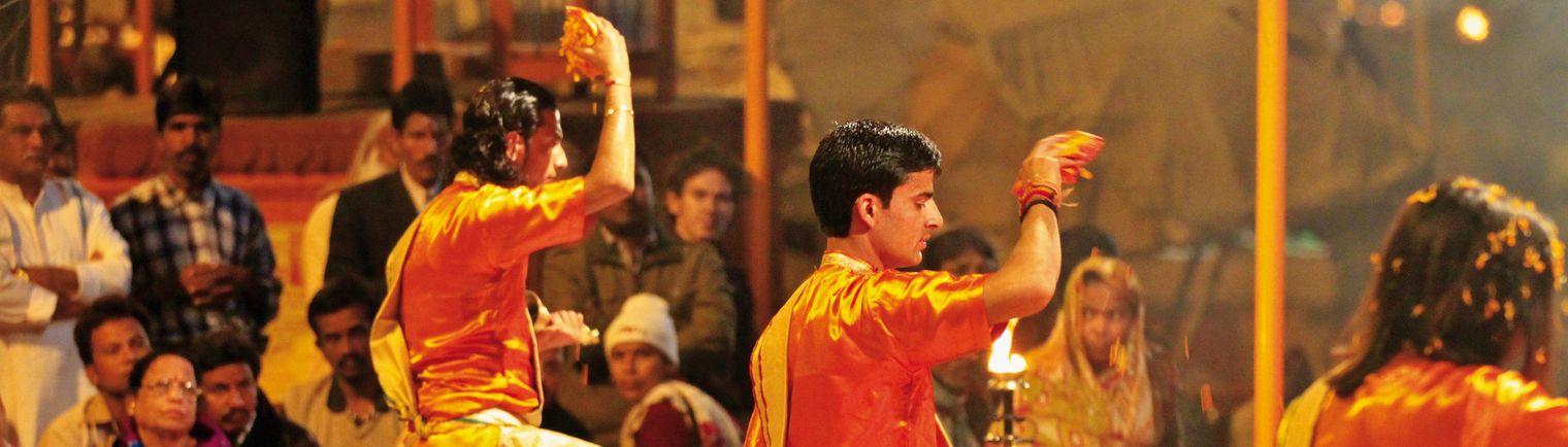 Aarti Zeremonie, Varanasi