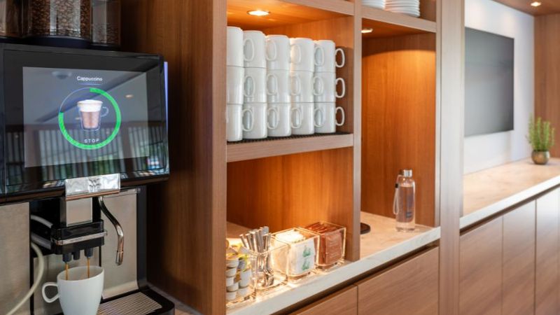 Thurgau Gold: Kaffee-& Wasserstation im Panorama Salon