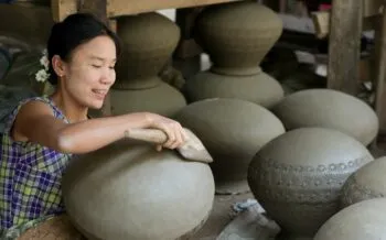 Myanmar Töpferhandwerk