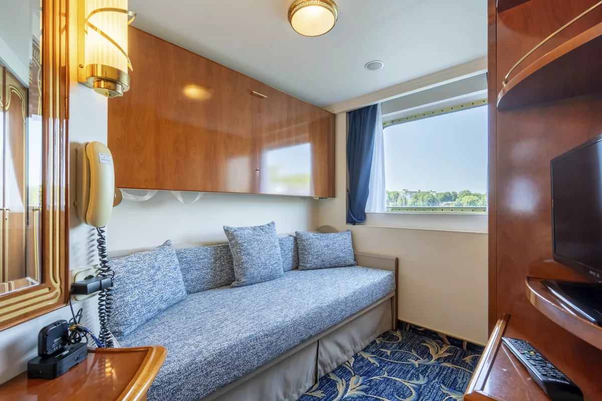 1-Bettkabine Hauptdeck (ca. 9 m²)