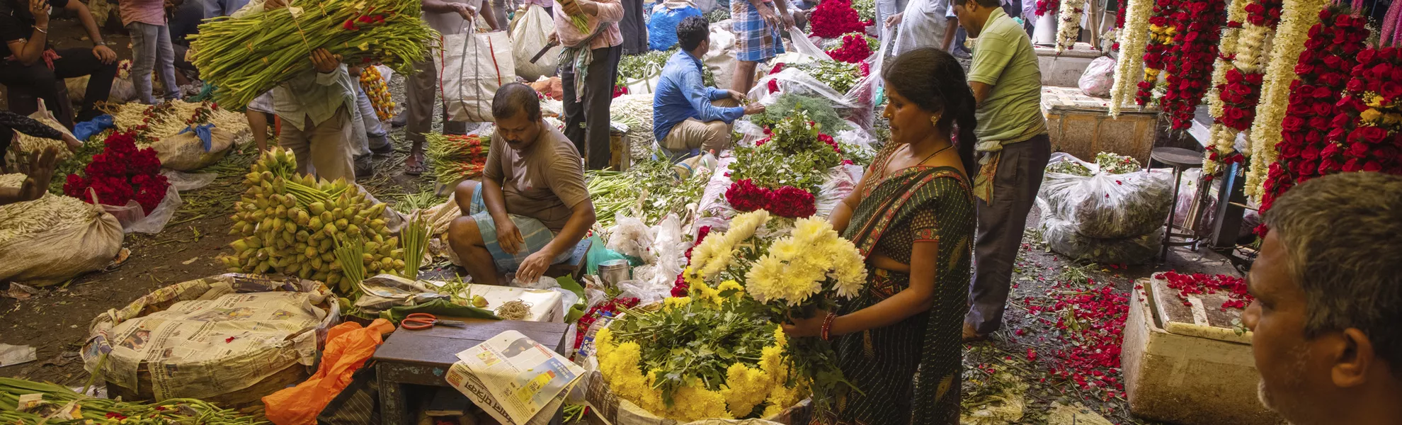 Blumenmarkt, Kalkutta