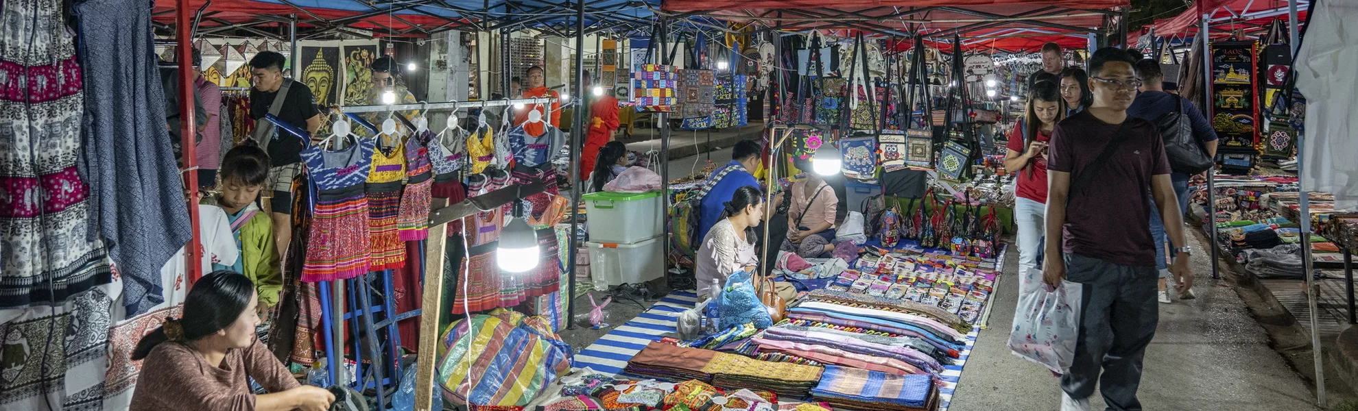 Nachtmarkt, Luang Prabang