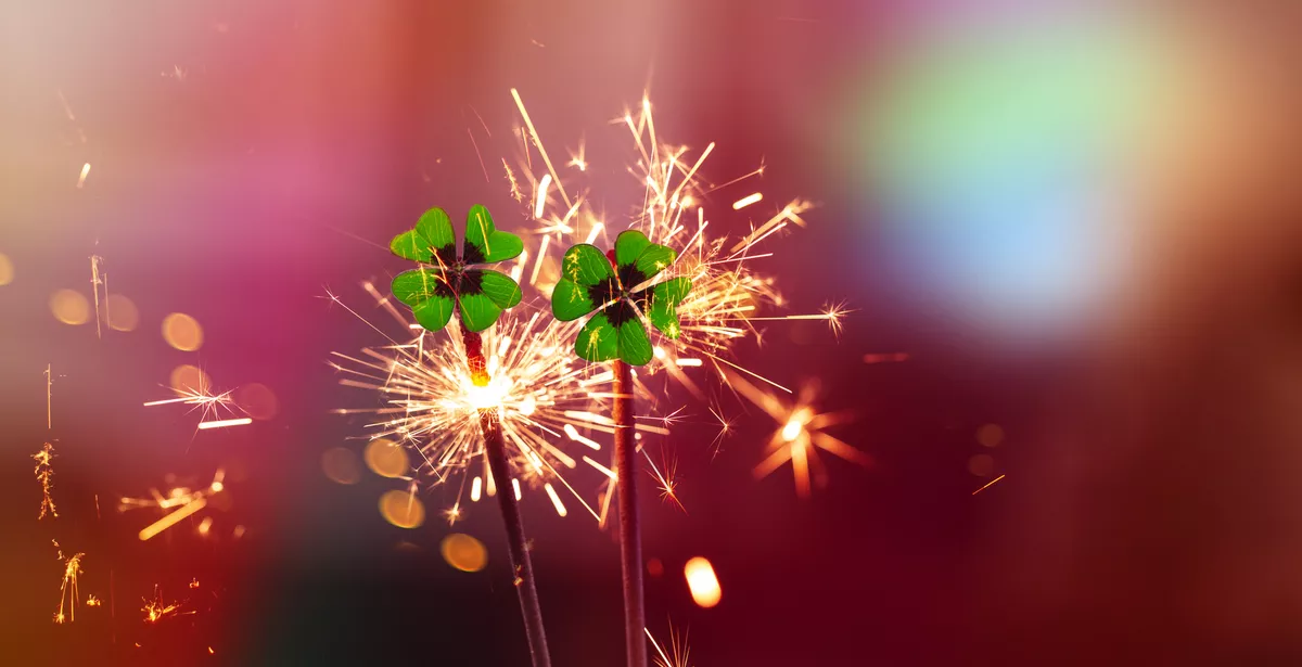 Frohes neues Jahr-Karte mit Glücksbringer - © drubig-photo - stock.adobe.com