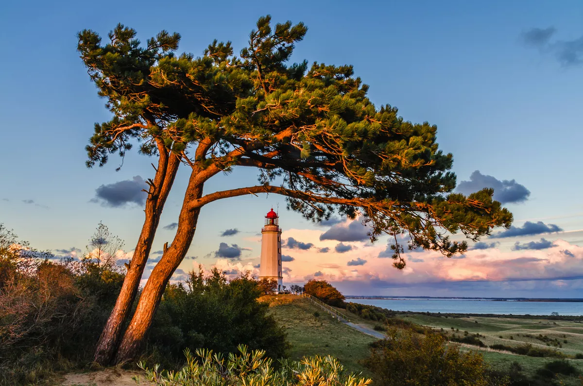 Leuchtturm Dornbusch auf der Insel Hiddensee  - © riebevonsehl - stock.adobe.com