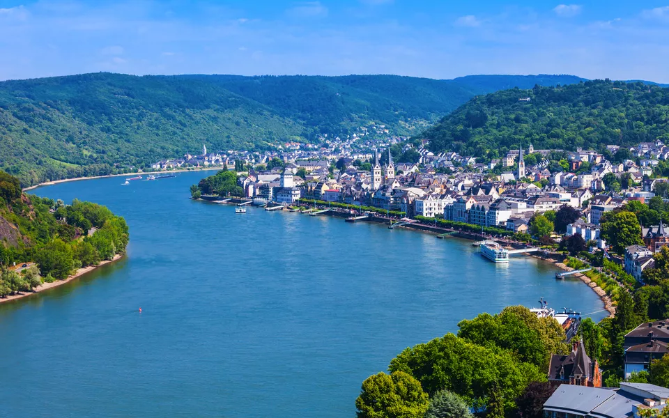Luftaufnahme der Stadt Boppard,Deutschland - ©saiko3p - stock.adobe.com