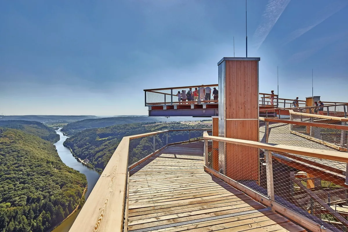 Baumwipfelpfad Saarschleife - © Erlebnisakademie AG Baumwipfelpfad Saarschleife Baumwipfelpfad Saarschleife - © Erlebnisakademie AG Baumwipfelpfad Saarschleife