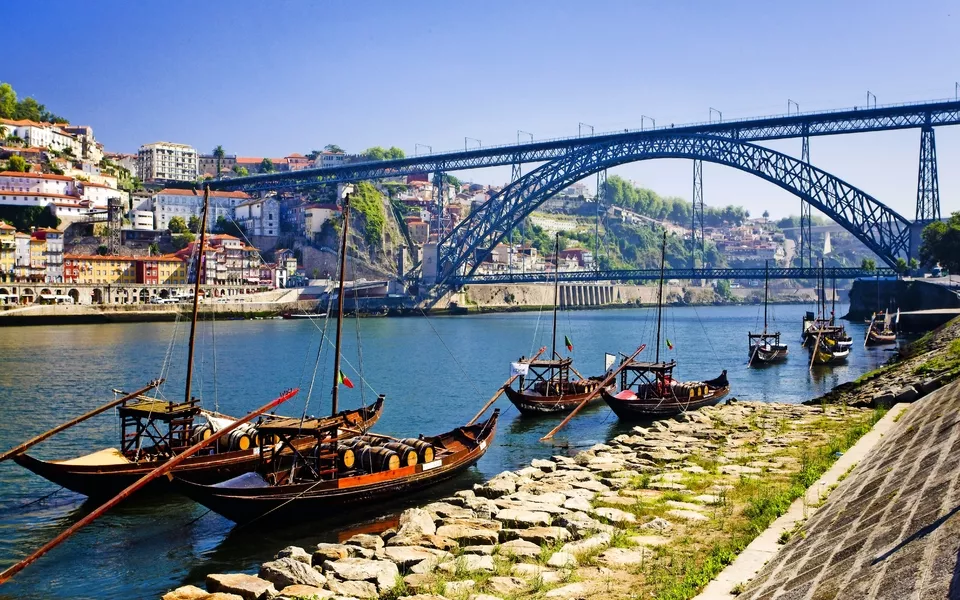 Brücke Dom Luis I in Porto