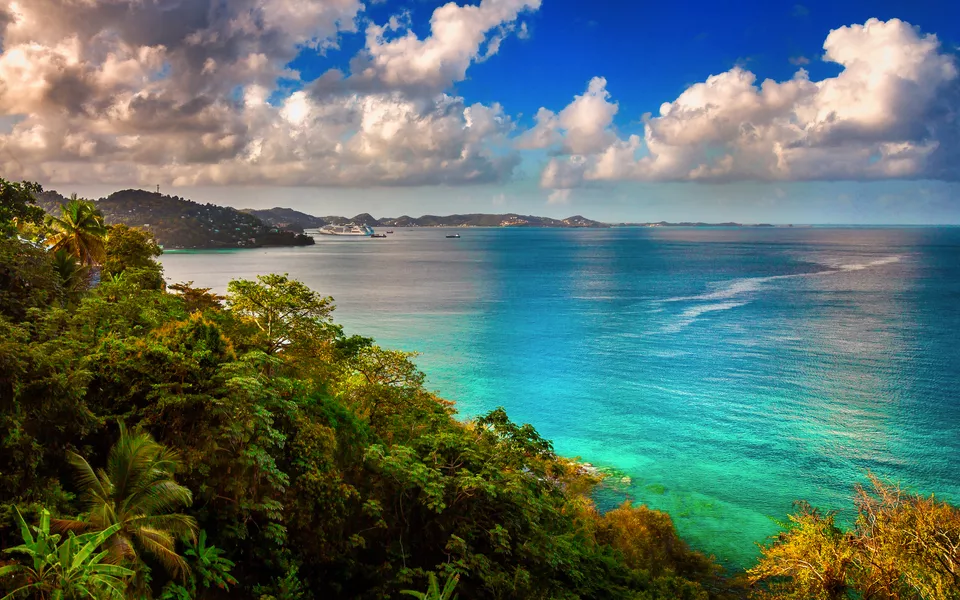 Grand Mal Bay nördlich der Hauptstadt St. George’s auf der Karibikinsel Grenada