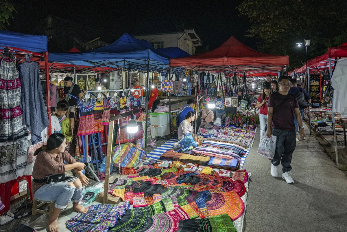 Nachtmarkt, Luang Prabang