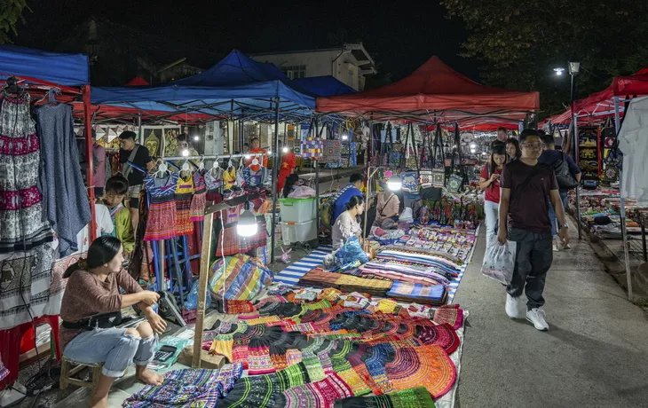 Nachtmarkt, Luang Prabang