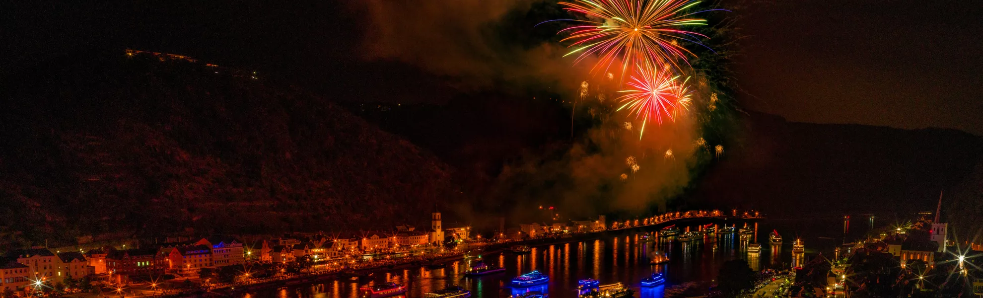 Rhein in Flammen St. Goar, St. Goarshausen - © Harald Tedesco - stock.adobe.com