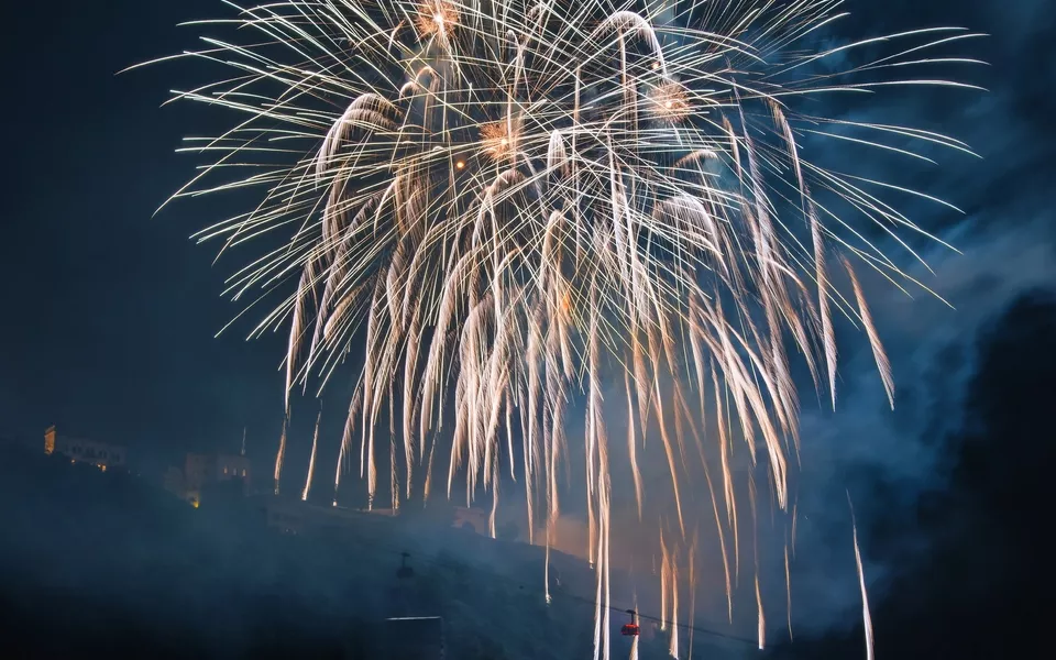 Rhein in Flammen bei Koblenz