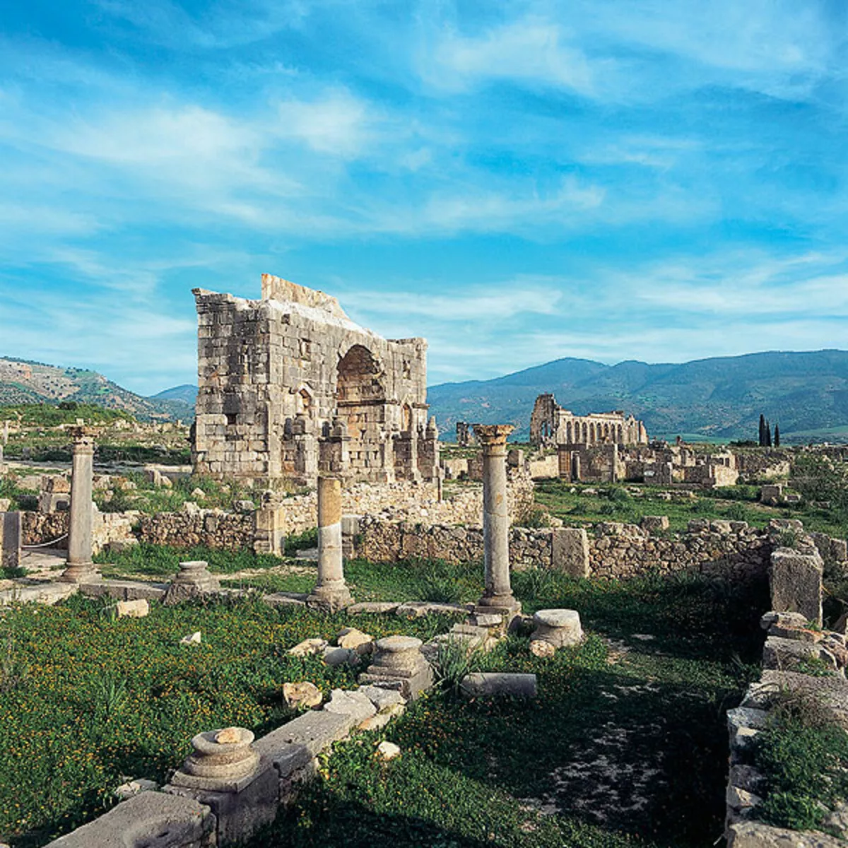 Caracalla-Triumphbogen in Volubilis