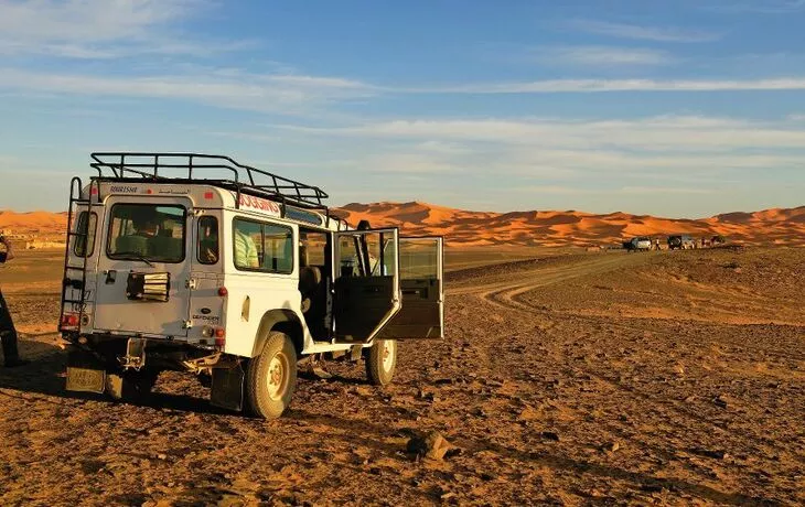 Jeep-Safari in die Sahara
