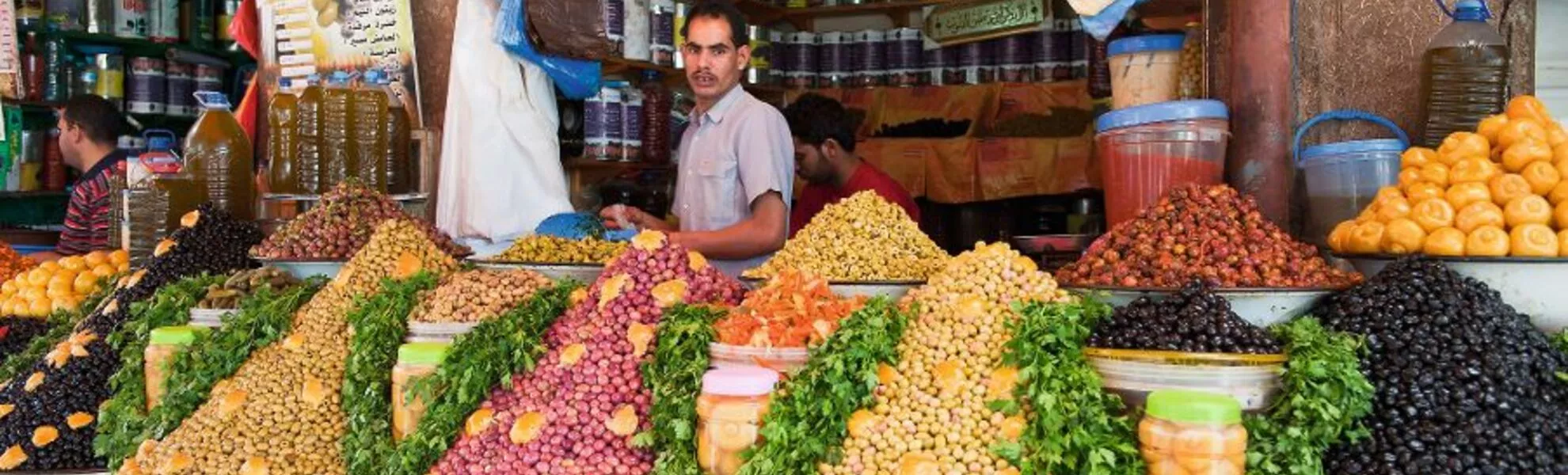 Früchtehändler auf dem Markt
