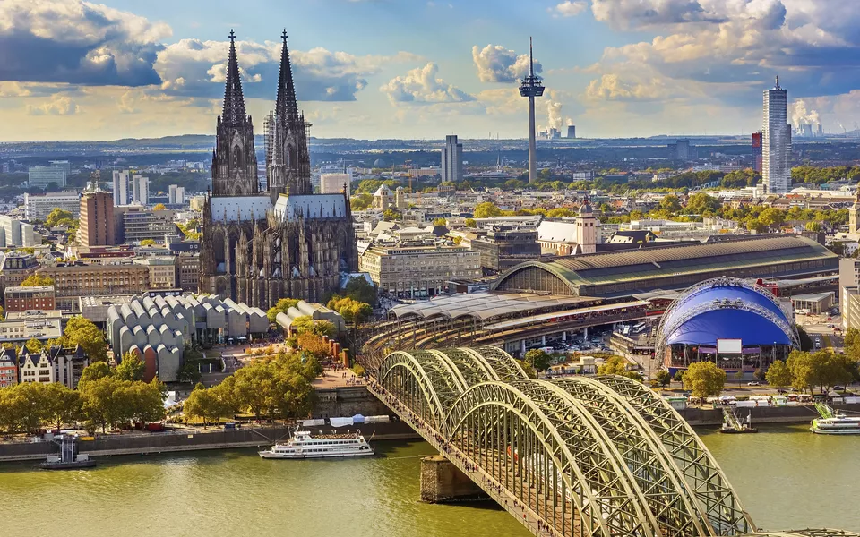 Panorama avec cathédrale, Cologne
