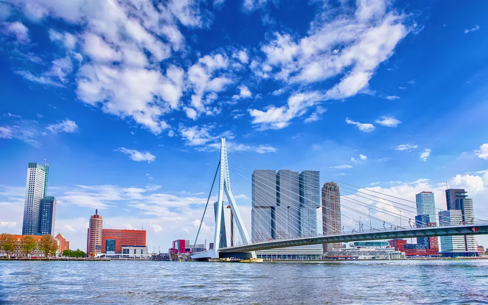 Erasmusbrücke (Schwanenbrücke) in Rotterdam - © danmorgan12 - stock.adobe.com