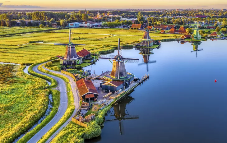 © Getty Images/iStockphoto - Windmühlenpark Zaanse Schans
