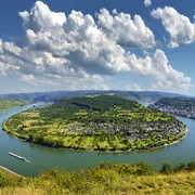 Die grösste Rheinschleife