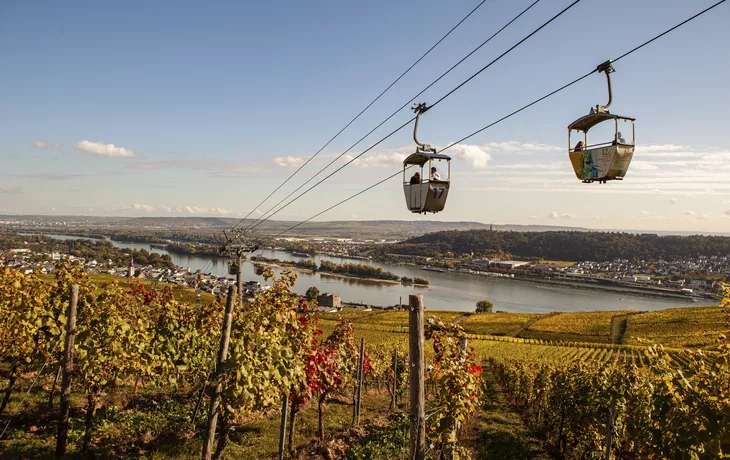 Gondelfahrt in Rüdesheim am Rhein