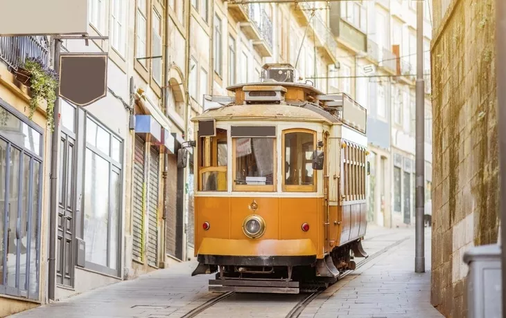 Historische Strassenbahn in Porto