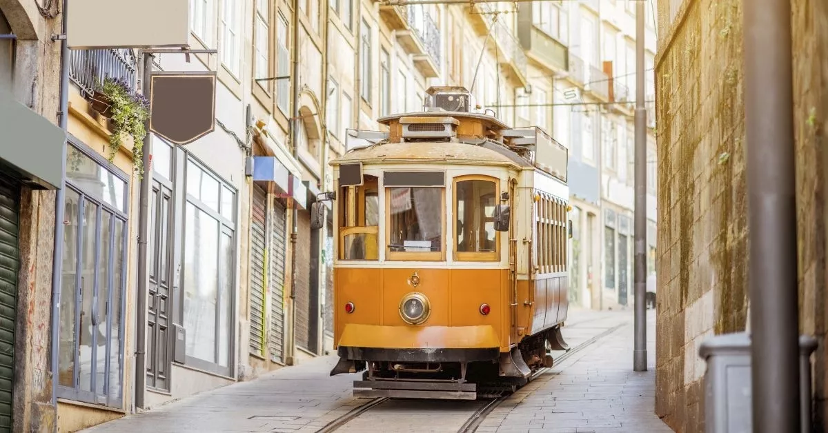 Historische Strassenbahn in Porto