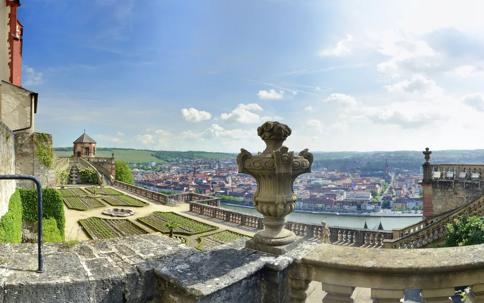 Ausblick von Festung Marienberg, Würzburg