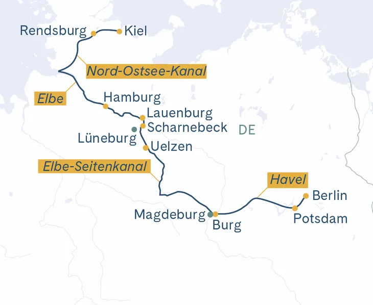 Routenplan Thurgau Chopin Berlin-Kiel 2027