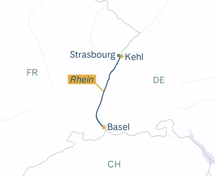 Routenplan BSL(–STR)–BSL