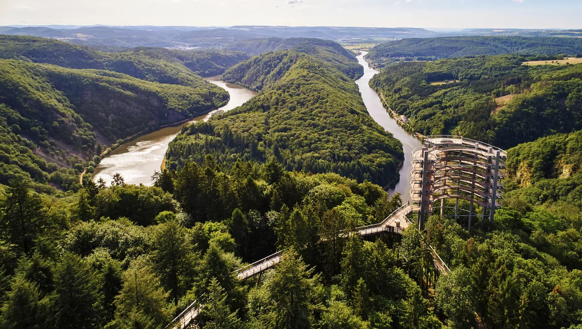 Saarschleife, Baumwipfelpfad - © vonwegener.de;Vertrag DZT