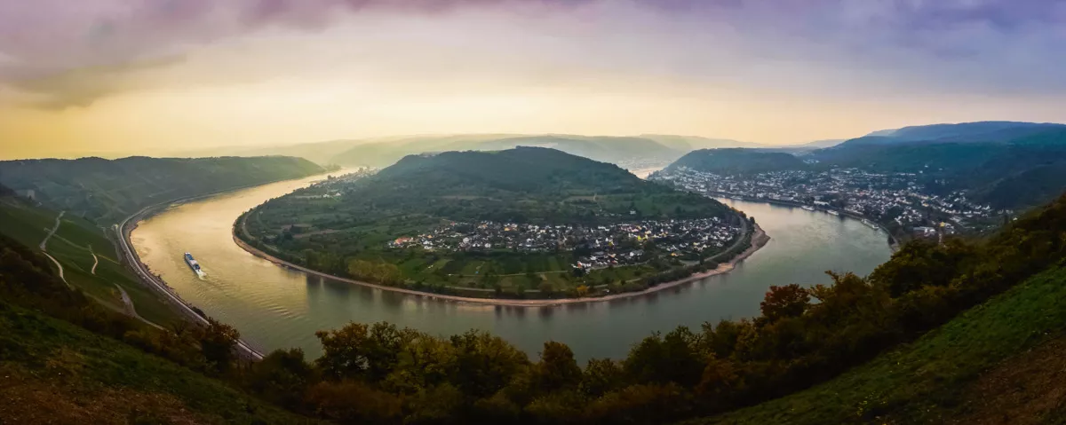 Die Rheinschleife von Gedeonseck - © Franziska Liehl