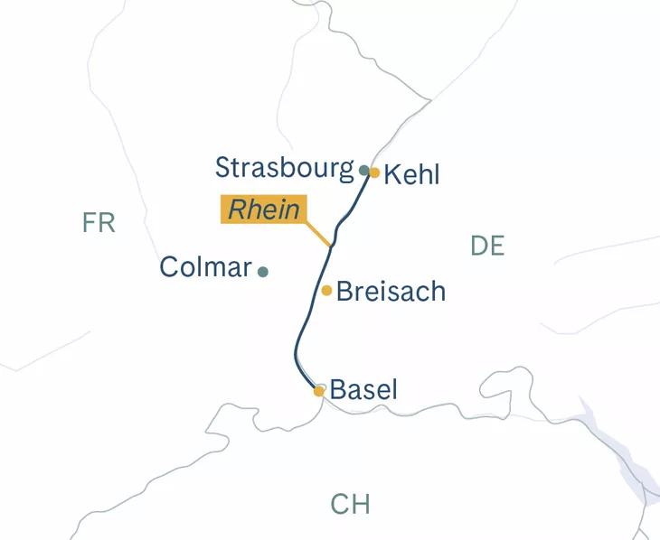Routenplan BSL–STR–COL–BSL