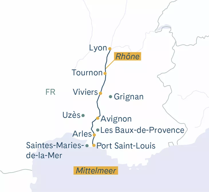 Lyon-Arles-Avignon-Lyon