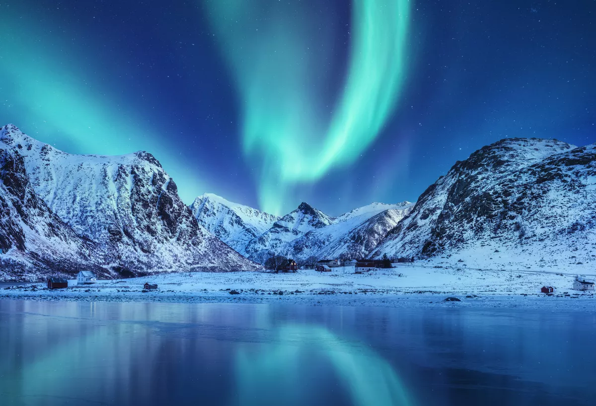 Nordlichter über den Lofoten-Inseln - © biletskiyevgeniy.com - stock.adobe.com