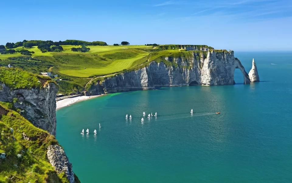 Küstenlandschaft von Étretat