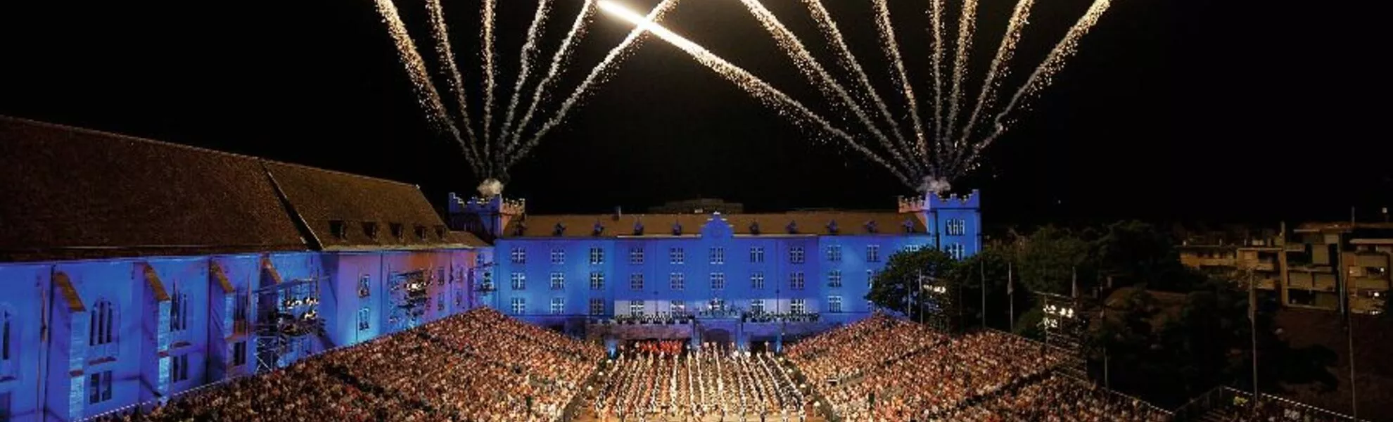 Feuerwerk beim Basel Tattoo - © Basel Tattoo