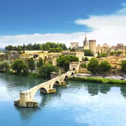 Pont'd Avignon und Papstpalast