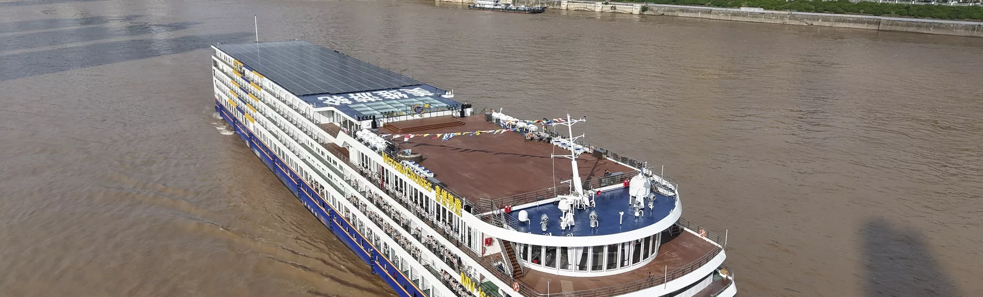Flussschiff Victoria Isabella auf dem Yangtse
