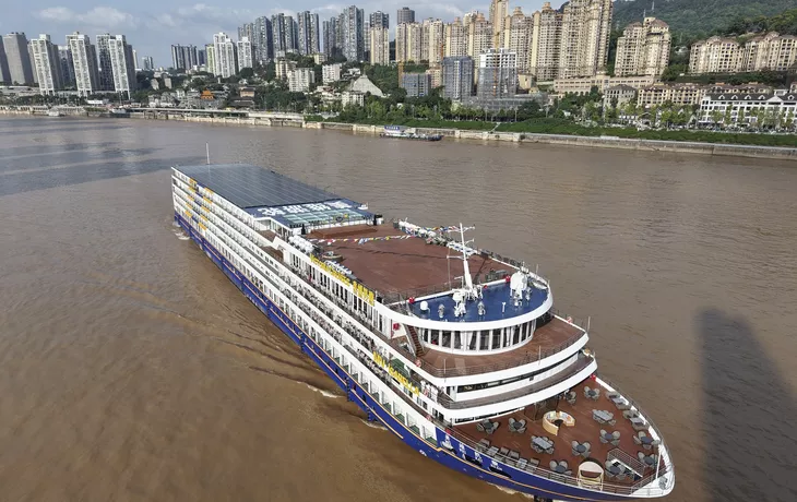 Flussschiff Victoria Isabella auf dem Yangtse