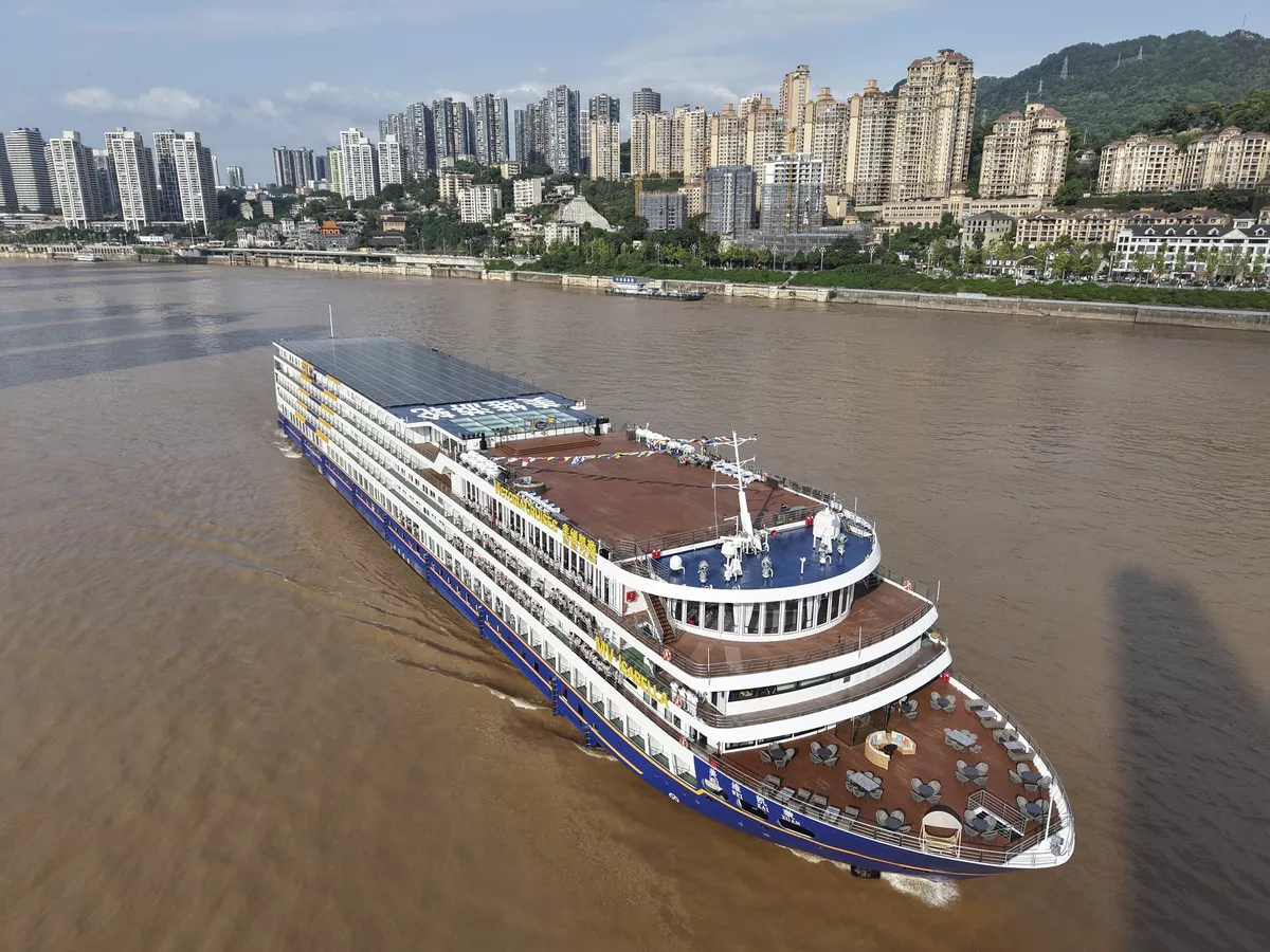 Flussschiff Victoria Isabella auf dem Yangtse