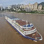 Flussschiff Victoria Isabella auf dem Yangtse