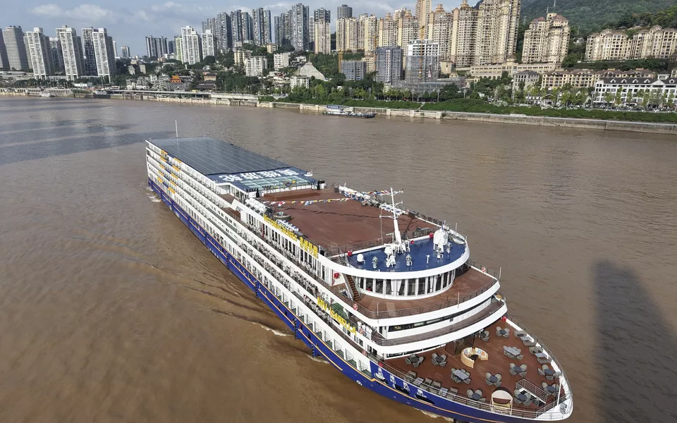 Flussschiff Victoria Isabella auf dem Yangtse