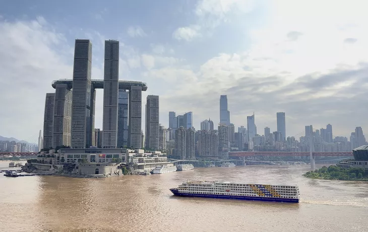 Flussschiff Victoria Isabella auf dem Yangtse