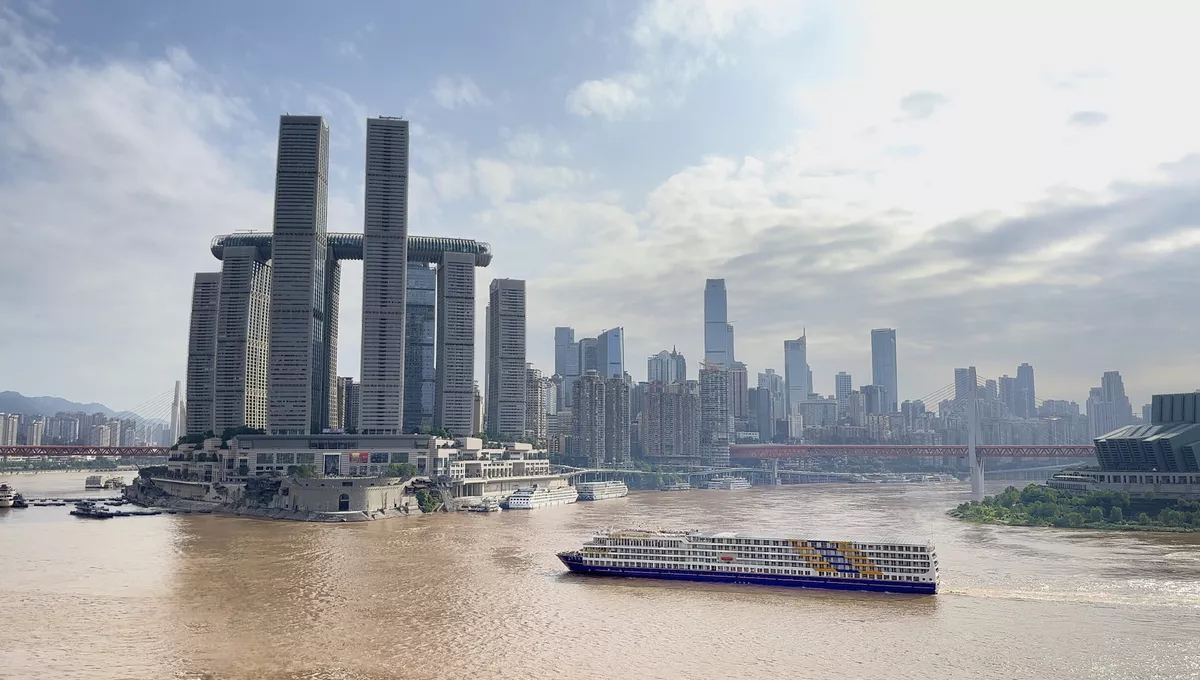 Flussschiff Victoria Isabella auf dem Yangtse
