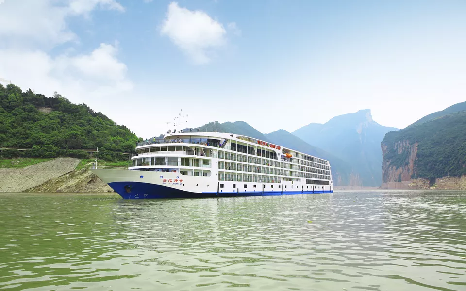 Flussschiff Century Legend auf dem Yangtse