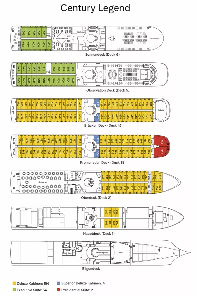 Century Legend Deckplan