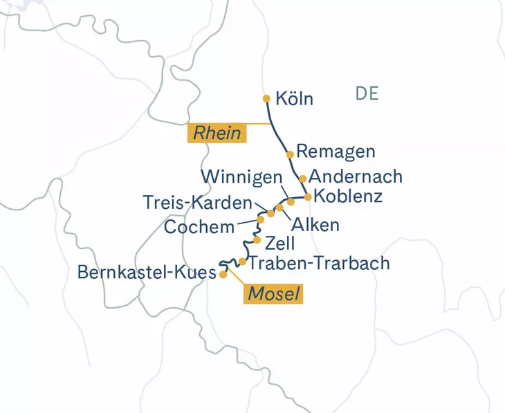 Routenplan MS Classic KöL–KOB–TRA–KöL