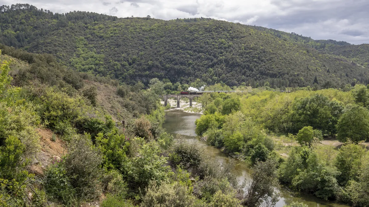Flusstal in den Cevennen 